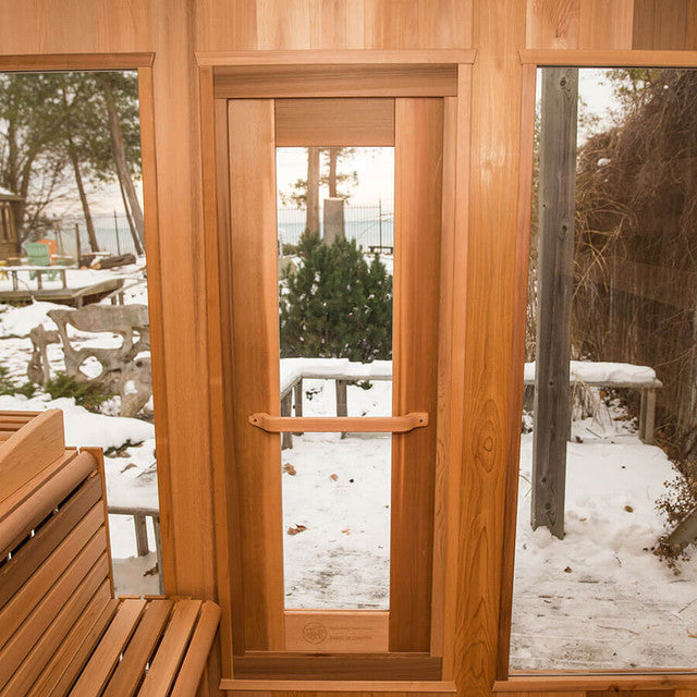 Luna Sauna 8' x 7' Clear Cedar
