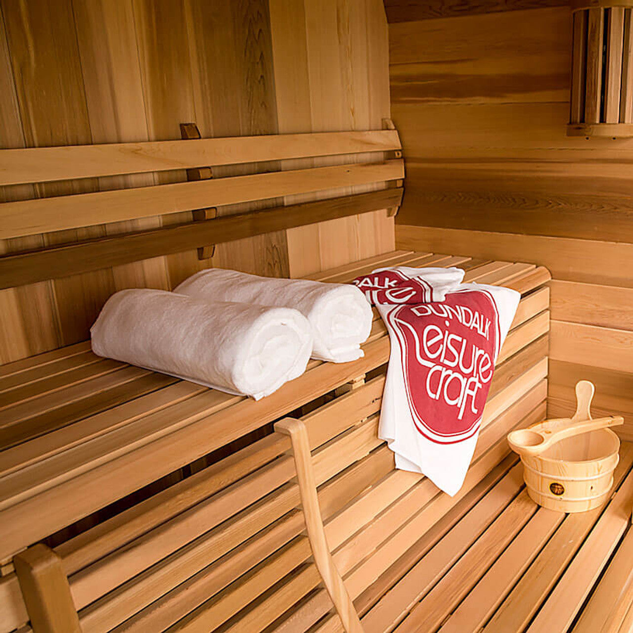 Luna Sauna 8' x 7' Clear Cedar